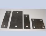Flanschplatte V2A verschiedene grssen t=5mm 2 Loch